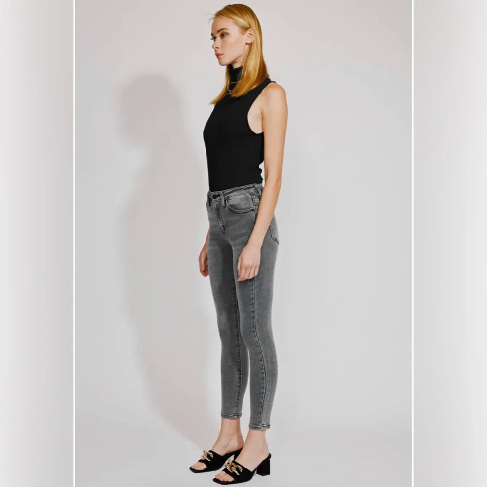 JUST IN/ POPULATION HIGH RISE SKINNY - Picture 3 of 12